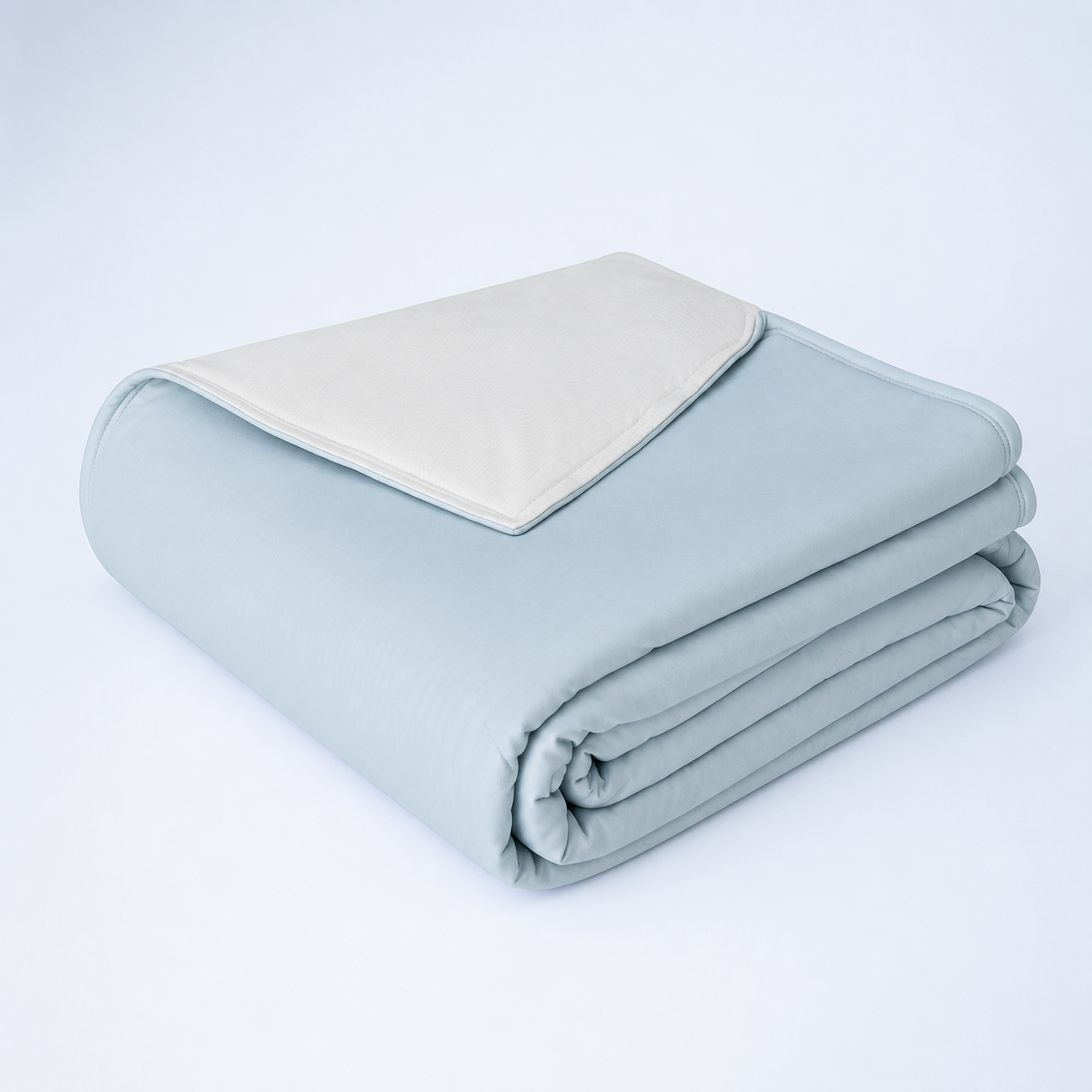 Mist Green cooling comforter folded product view